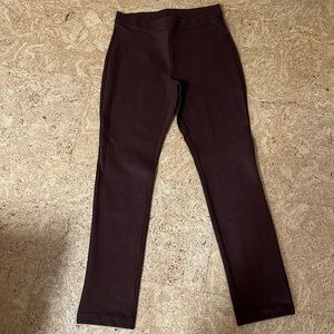 Coldwater Creek brown pull on Ponte style size 6